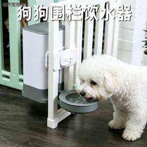 
Dog fence water fountain summer large-capacity drinking water bottle feeding and drinking water artifact home self-service pet birth