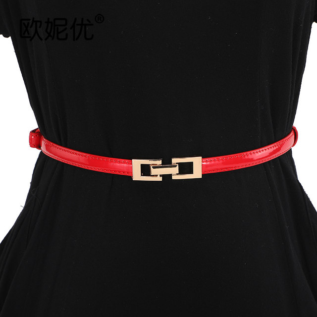 Belt women's decorative versatile sweater with dress Korean style fashionable casual ins style waist-hugging student belt women