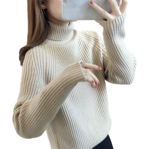 
2026 Autumn and Winter New Turtleneck Sweater Women's Loose Outerwear Thick Warm Pullover Bottoming Shirt Women's Fashionable Top