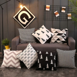 Nordic Throw Pillow Cushion Sofa Cushion Office Lumbar Pillow Headboard Backrest Cushion Velvet Pillowcase Without Insert