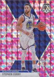 
NBA Star Card 1920 Puka Mosaic Pink Refraction Set #70 Curry