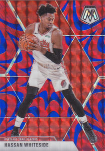 NBA Star Card 1920MOSAIC Polcasique Red Blue Explosive Refractive Case#55 Hassan Whiteded
