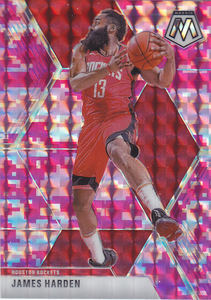 
NBA Star Card 1920 Puka Mosaic Pink Refraction Set #114 James Harden