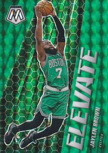 
NBA Star Card 2021 Mosaic Tecard Elevate Soaring Green Folding Set #8 Jaylen Brown