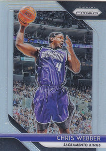 
NBA star card panini1819Prizm silver fold #165 Chris Webber