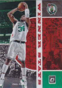 
NBA Star Card 1920optic Red Ripple Special Card Winner Set #4 Paul Pierce