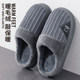 Cotton slippers men's winter indoor home non-slip warm plus velvet 2025 new thick-soled fur slippers men's winter