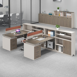 Staff Desk, Simple and Modern Screen Workstation, Financial Desk, Office Desk, Employee Desk and Chair Combination