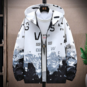 Spring and Autumn Men's Jackets Fashion Korean versatile Jackets Teenagers Tops Casual Thin Loose Jackets
