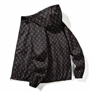 
Spring and Autumn Men's Jackets Trendy All-Match Jacket Tops Teenagers Casual Thin Loose Men's Gown