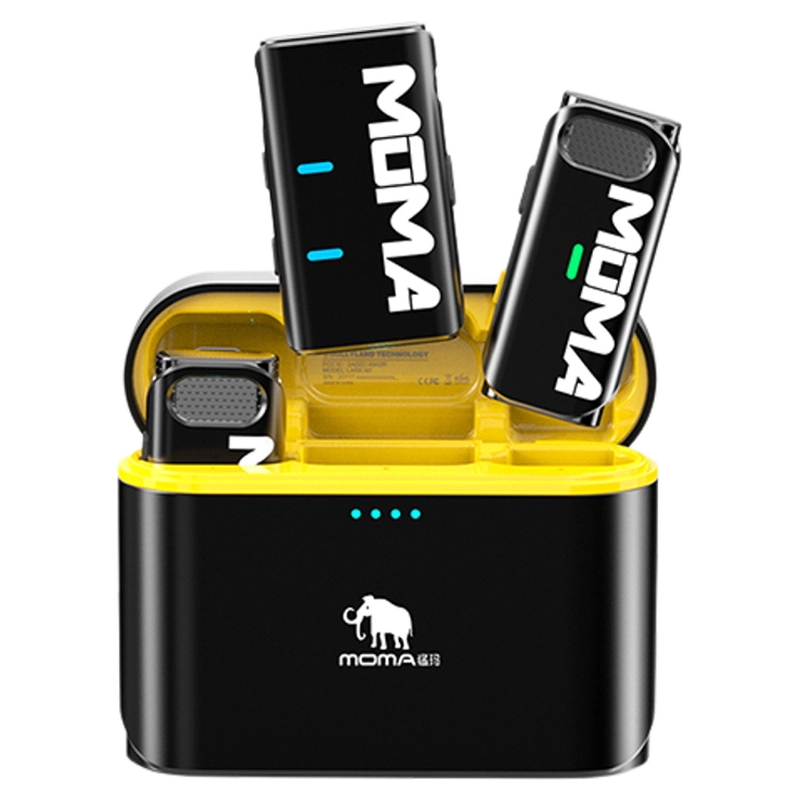 猛玛LARK MIX一拖二降噪无线领夹麦克风直播录音设备支援全场景收音