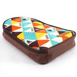 Export outdoor cutting board bag portable cookware bag Sensual ethnic style camping handbag spatula meat fork storage bag