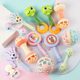 Hand-bell baby toys 0-1 years old Yizhizhi Hammer Dipping Drum Newborn Early Early Teaching