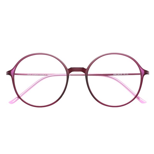 Tungsten carbon -plastic steel round myopia glasses large frame retro scrub black mirror frame Eye frame tide men and women with glasses with glasses
