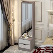 Tủ đựng gương trang điểm đa chức năng cho căn hộ nhỏ sàn đứng tiết kiệm không gian lưu trữ phòng ngủ bàn cạnh giường ngủ gương trang điểm