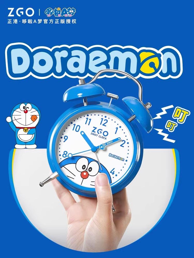 ドラえもん 星型 置時計 アラーム機能付き 漫画 まんが セル画付き