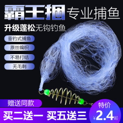 New Type of Hookless Sticky Net Fishing Set, No Need for Hooks, for Catching Fish