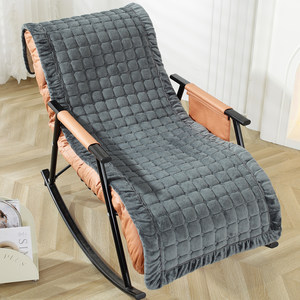 
Winter plush rocking chair recliner seat cushion backrest nap cushion chair single chair cushion sofa cover