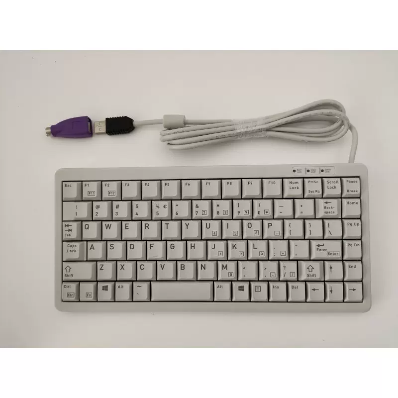 德國Cherry 櫻桃G84-4100LCMEU-0 鍵盤,86鍵灰白色, PS2, USB-Taobao
