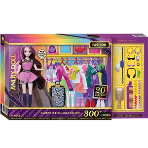 Princess Anlili toy 30cm simulation Multi -joint doll clothes set Girl 3 birthday gift 6 years old