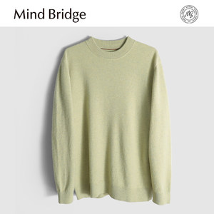 
MindBridge cashmere wool blend/2-strand 16-piece autumn and winter round neck thermal inner layer base sweater MA6S
