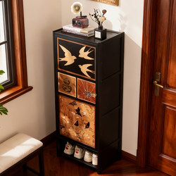 Shoe Cabinet for Home Entrance, Small Narrow Entryway Storage Cabinet, Integrated Wall-Mounted Shoe Rack, Multi-Layer, 2025 New Model, Hot-Selling, High-End