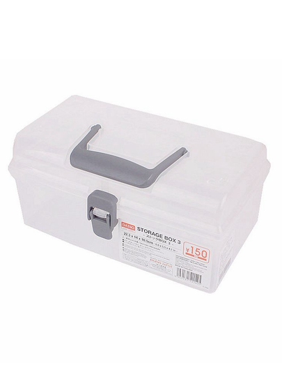 ダイソー ポータブルプラスチック収納ボックス - 薬収納オーガナイザー