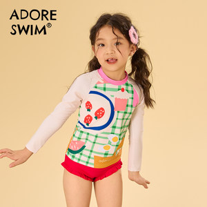 
Girls 2025 new swimsuits baby girl swimsuits high-looking children's swimsuits little girl princess fashion splits