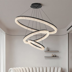 Italian Minimalist Living Room Chandelier, Modern Light Luxury, Elegant 2025 New Model, High-End Smart Voice-Controlled Main Light for the Hall