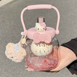 High-Capacity Glass Cup for Women with Good Looks, Suitable for Office Desk, High-Temperature Resistant, for Brewing Flower Tea, Juice, and Tea with Infuser