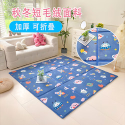 Winter Living Room Carpet, Foldable Tatami Mat, Bedroom Floor Mat, Children's Room Thickened Baby Crawling Mat