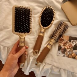High-End Air Cushion Comb for Girls, Home Use Comb, ins Style Air Cushion Comb, Portable Curling Comb for Students' Dormitory, Long Hair