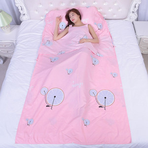 Traveling outdoor outburst, bringing cotton cotton dirty viscera, anti -dirty sleeping bag bed Single hotel, hotel sanitary internal dual double
