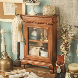 Zakka Glass Dust-Proof Storage Shelf Desktop Japanese-Style Multi-Functional Storage Box Home Coffee Table Desktop Storage Rack