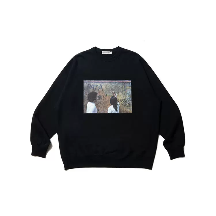 7折］Cootie Print Crewneck Sweatshirt-5圆领套头卫衣短款-Taobao