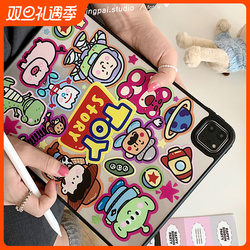 Lightweight Suitable Ipad Protective Cover New Cartoon Animation Sticker 11 Inches 2022 Female Ipad Pro2021 Personalized Air5/4 Tablet Case 10.2 Inches Ins Japanese Style Hard Case With Magnetic Pen Slot