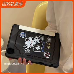 Ins Puppy Suitable Ipad Protective Cover Magnetic 2021 Pro2022 Tablet With Pen Slot 11 Inches Acrylic