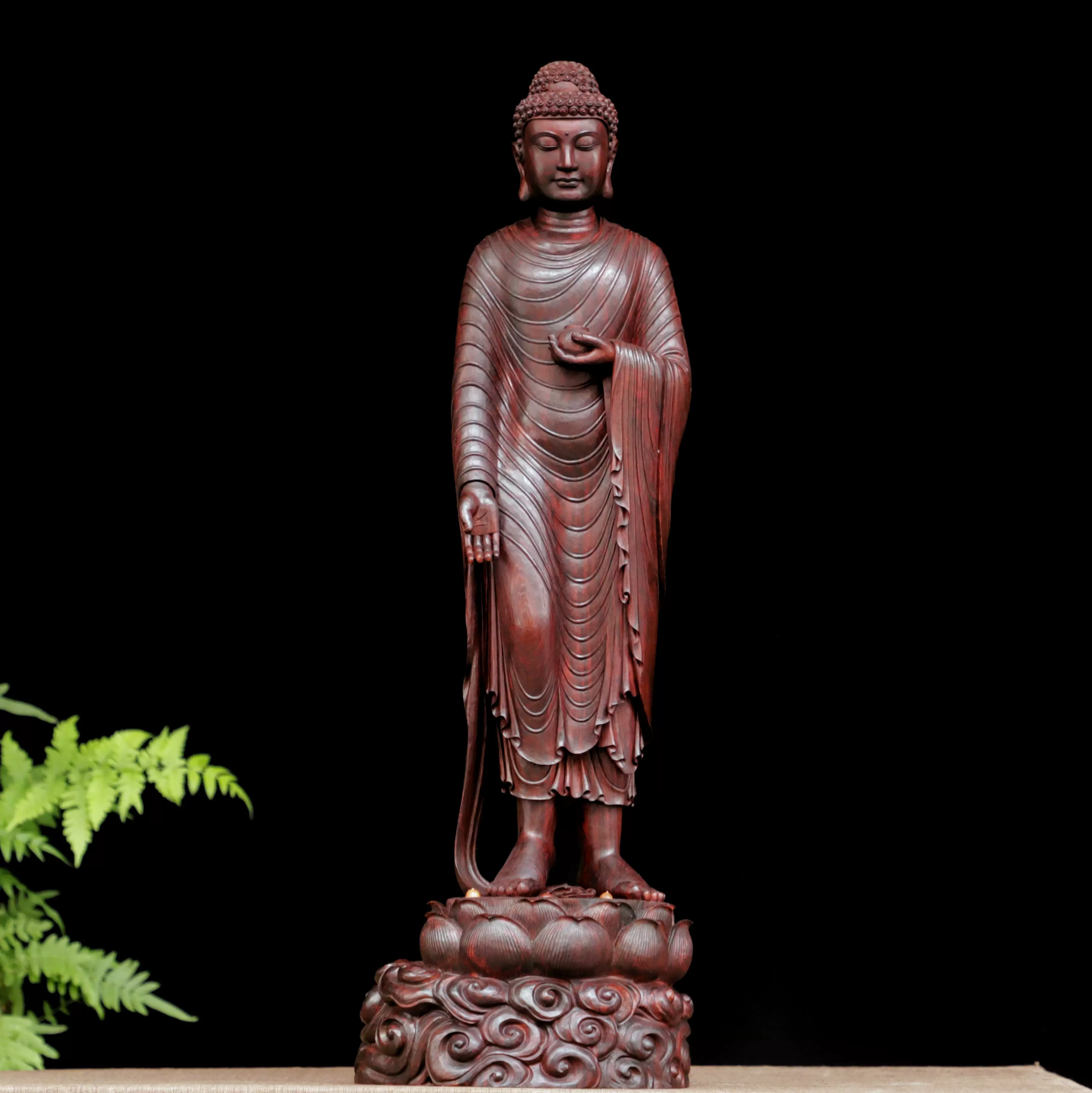 木彫　象嵌玉眼　紫檀　骨董品 木彫 象嵌玉眼 紫檀 骨董品