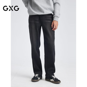 
GXG Men's Classic Slim Fit Small Feet Washed Straight Jeans Casual Pants G25D054140