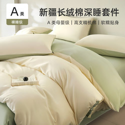 Xinjiang Long-Staple Cotton Bedding Four-Piece Set, Pure Cotton, 100% High-Quality Duvet Cover, Bed Sheet, Fitted Sheet, High-Quality Bedding, Class a