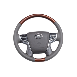 
03-09 Badao's new 19 Badao steering wheel assembly LC120 Prado mahogany interior modification special