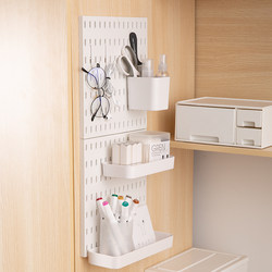 Study room hole board without punching wall storage shelf bookshelf