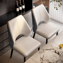 Dining Chair for Home Use 2025 New Model with Backrest, Light Luxury and High-End Feel, Suitable for Dining Room, Living Room, Island Table, Italian-Style Dining Table and Chairs