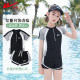 Huili Children's Split Swimsuit Girls Swimsuit Girls 2025 New Zhongda Children Professional Training Swimsuit Set