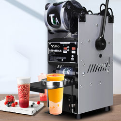 Semi-Automatic Sealing Machine for Commercial Use in Milk Tea Shops, Small Manual Cup Press Machine, Fully Automatic Beverage Soy Milk and Milk Tea Cup Sealing Machine