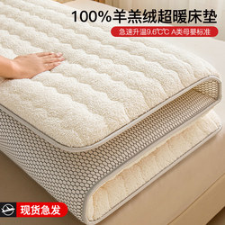 Lamb Velvet Mattress Home Soft Cushion Bedroom Mattress Mat Winter Thickeneded Warm Milk Velvet Dormitory Student Mattress