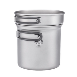 Keith pure titanium tableware portable and healthy