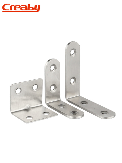 Dorart Home 20pcs Staffe A L Angoli In Acciaio Inossidabile Angolo Di Metallo 90 Gradi Angolo In - Foto 3