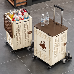 Vegetable shopping cart portable shopping cart small trolley for home use