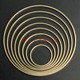 15-80mm brass blank circle ring pure copper flat circle ring closed ring DIY jewelry accessories